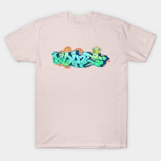 Mint graffiti letters T-Shirt